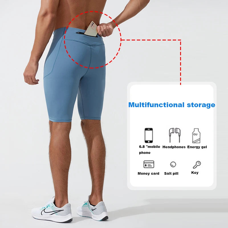 Men’s Compression Shorts – Quick Dry, Gym-Ready, Built for Performance