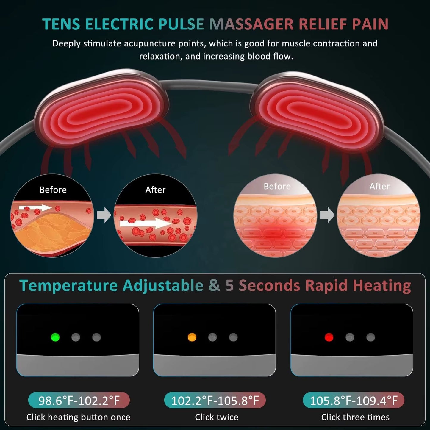 Mini Portable Cervical Spine Massager