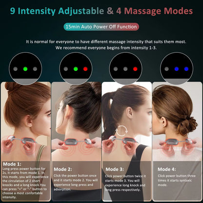  Mini Portable  Cervical Spine Massager
